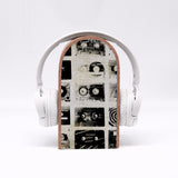 Kopfhörerständer - Lieblingstape - Halterung für Kopfhörer - Massiv - Für Tisch und Wand - Platz für Kopfhörer - Retro Design