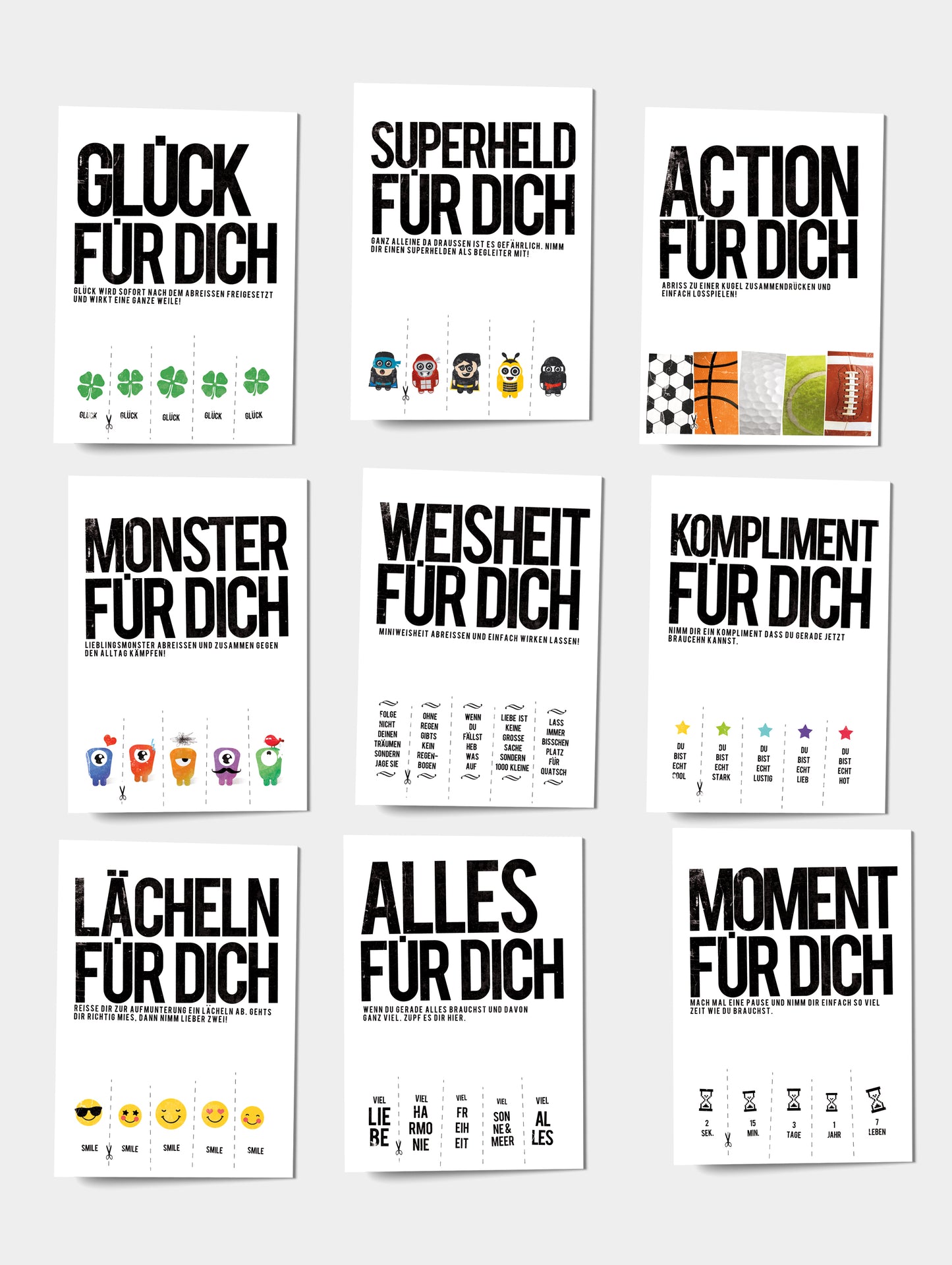 Abreisskarte - Superheld beschützt Dich - Super lustige Postkarte zum Verschenken - 2 Karten - 1 Umschlag