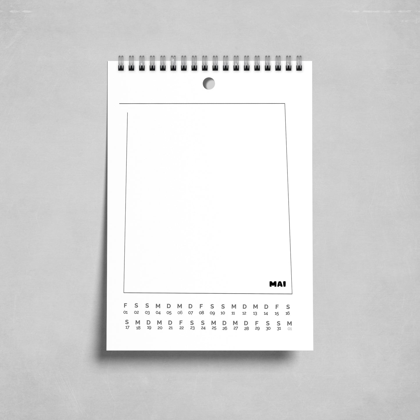 Malkalender 2026 - Der Kleine Große Kunst Kalender zum selber Ausmalen - Tisch oder Wandkalender - Tolles persönliches Geschenk - Blanko
