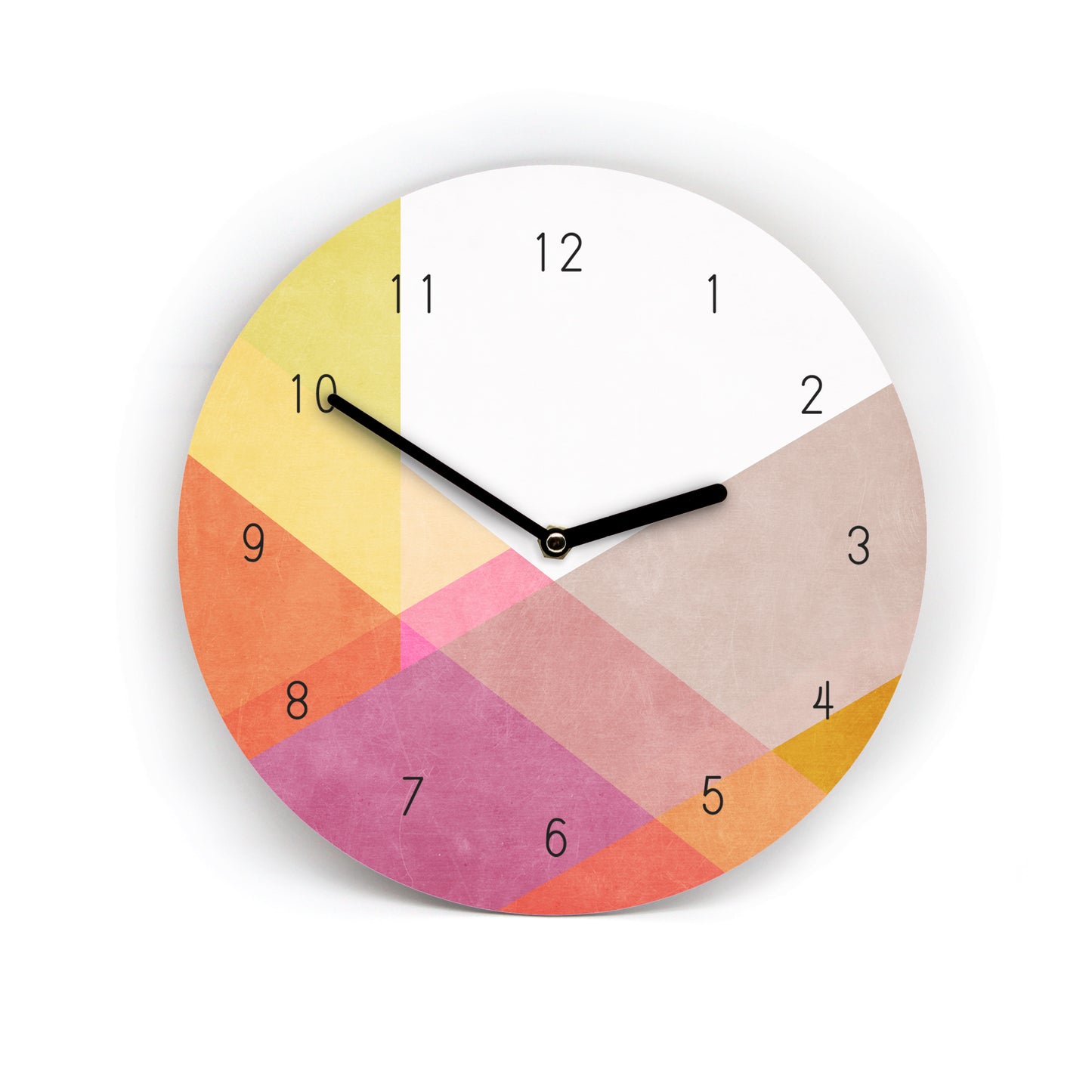 Moderne Wanduhr Overlay - 3 Größen - Schöne Farbkombinationen - Verschiedene Ziffernblätter auswählbar - Uhrwerk leise