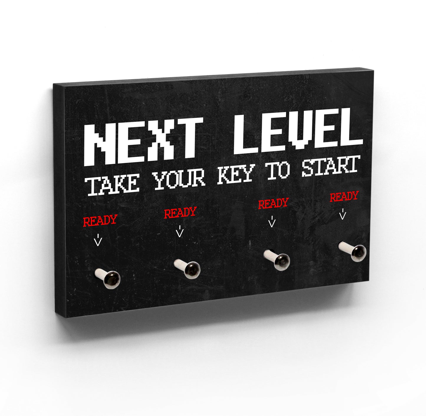 Schlüsselbrett Next Level - Das Leben ist ein Spiel - Gamer Design - Handmade
