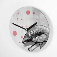 Mini Wanduhr – Leaving Flamingo – 15cm