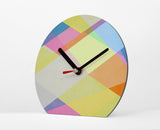 Tischuhr - Color - Fantasy - Bunte Uhr - Moderne Farbkombination - Coole Deko für Zuhause