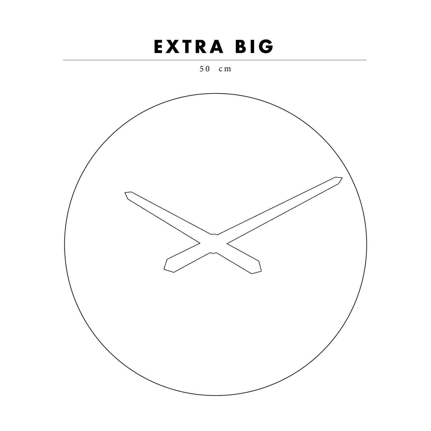 Extra Große Wanduhr - Dancers Clock - Tanzen - und 5 6 7 8 - 50cm