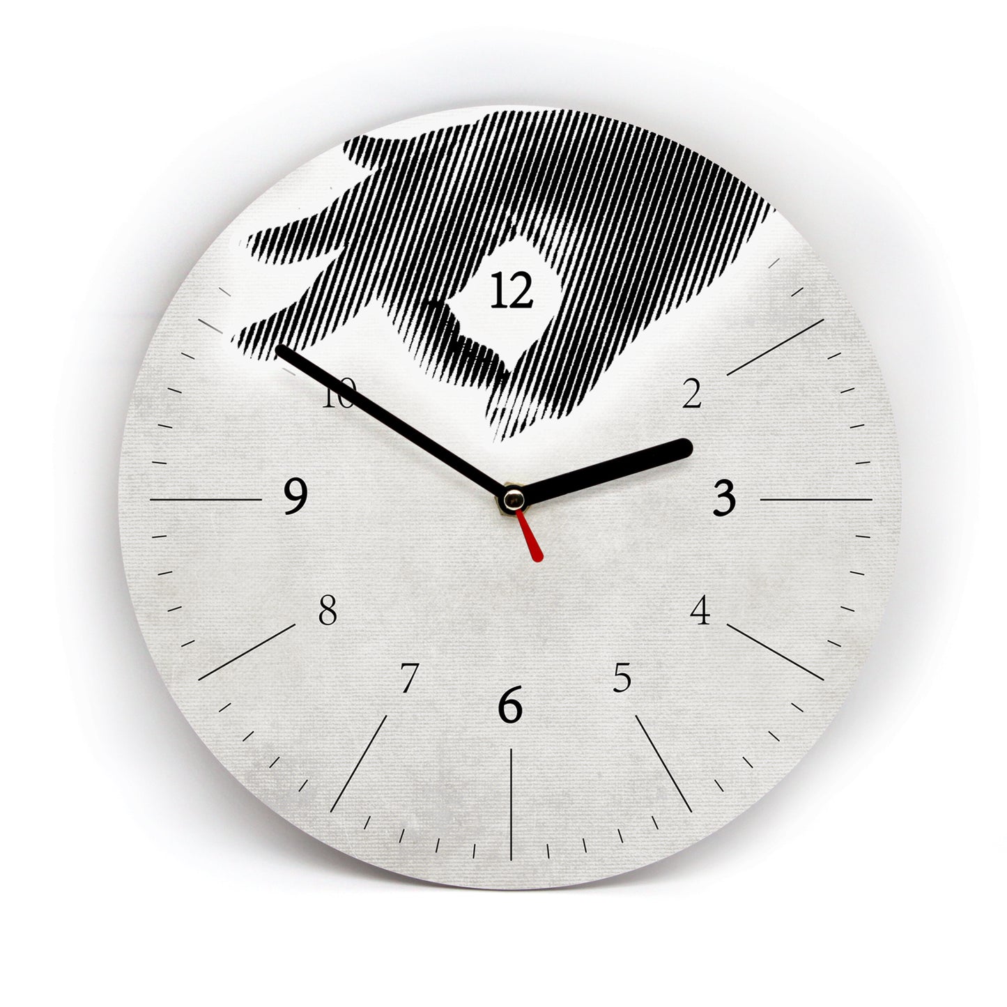 Motivansicht der Wanduhr – Front