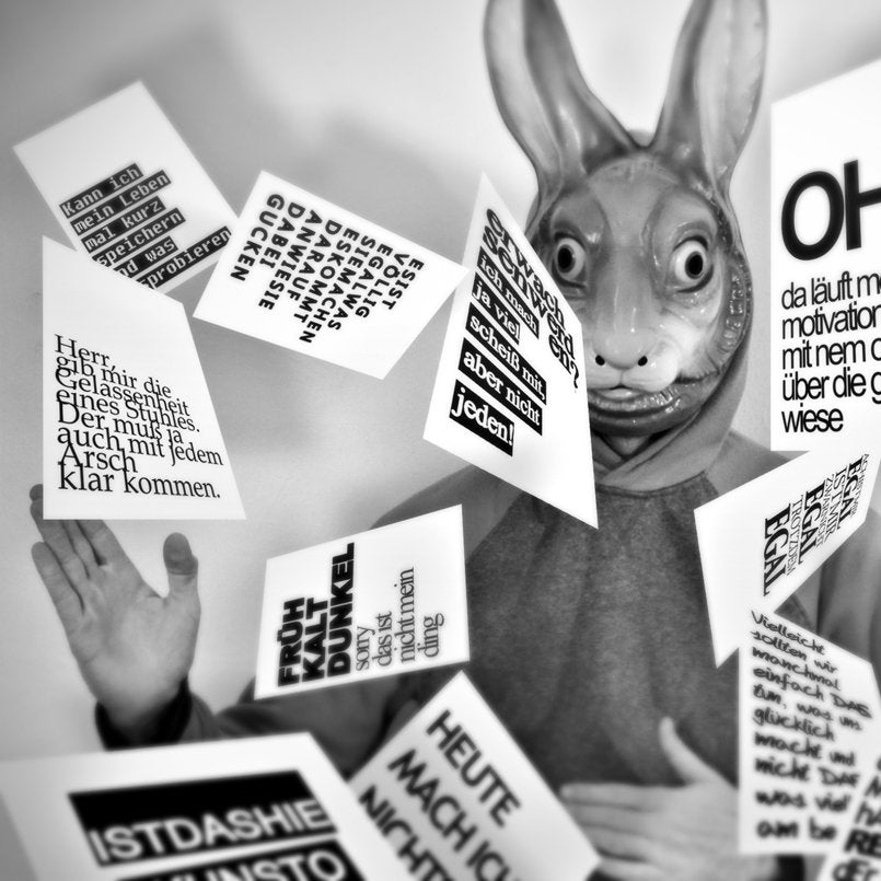 Postkarten Set 1 - 40 lustigen Sprüche - Coole Karten für jede Situation - Arbeit, Party, Alter, Stress, Motivation, Familie, Gelassenheit, Glück