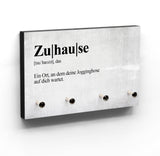 Schlüsselbrett - Typo - Zuhause - Dictionary Design
