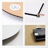Tischuhr mit Spruch - Es dauert solange es dauert - Reminder zum gesunden Umgang mit Zeit - Anti Stress - Büro Uhr Homeoffice - Handgemacht