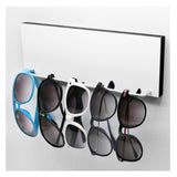 Brillenhalter im schicken Design - Motiv Retro Birds - Praktische und schöne Wandaufhängung für Brillen und Sonnenbrillen - Ordnung im Flur