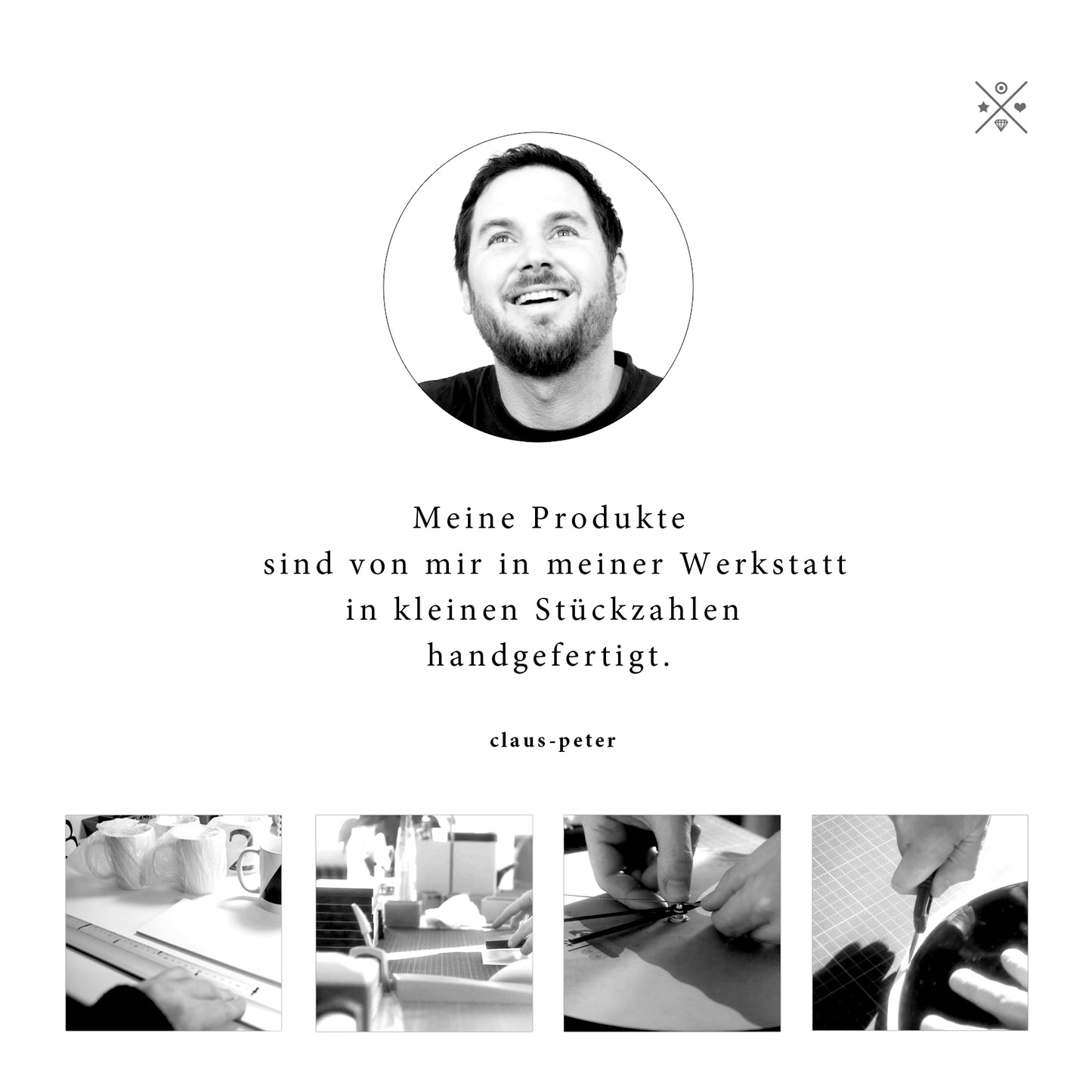 Tischuhr - Typo - Get Shit Done - Guter Spruch zum Thema Zeit - Typografisch - Kreative Uhr