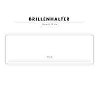 Brillenhalter im abstrakten Design - Geometrischer Bauhaus Stil - Stilvolle Wandaufhängung für Brillen und Sonnenbrillen - Ordnung im Flur