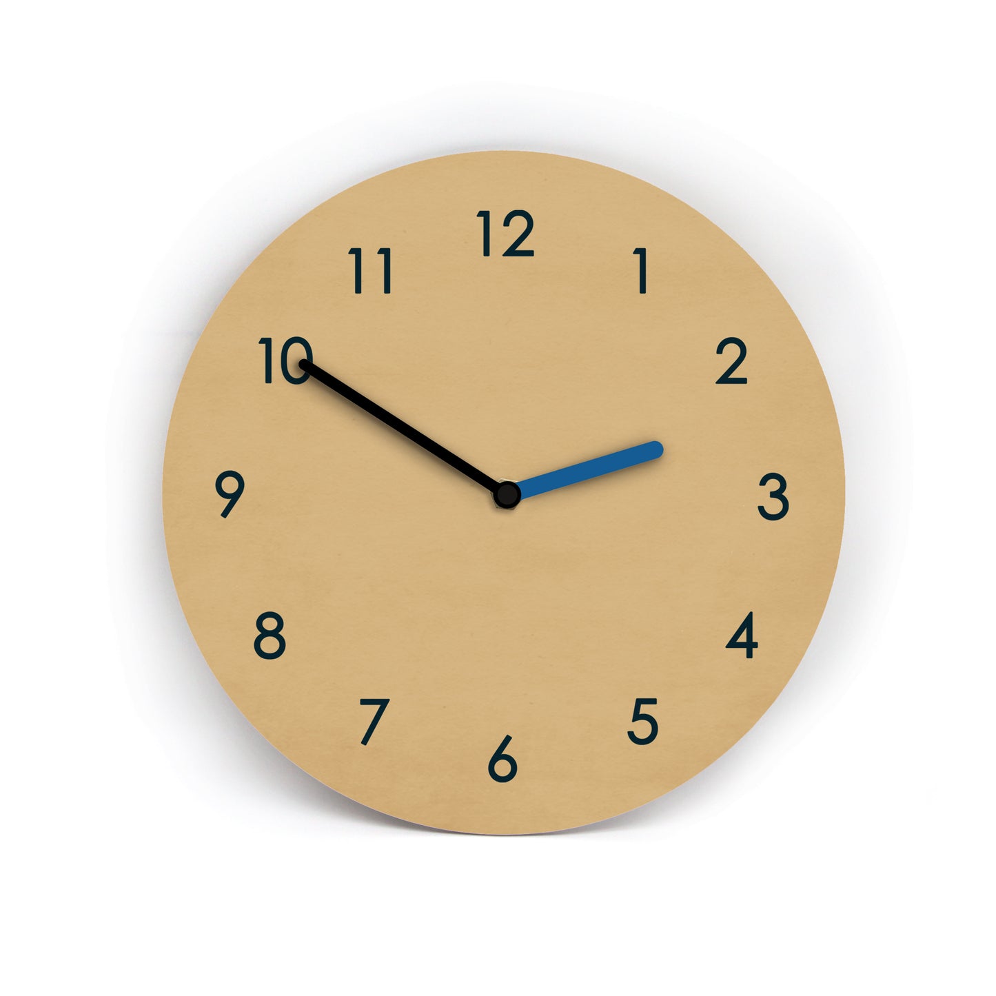 Wanduhr COLORFUL - Gestalte alle Farben auf der Uhr selbst - Zeiger Zahlen Hintergrund - Moderne Farbauswahl - Leises Uhrwerk - 3 Größen