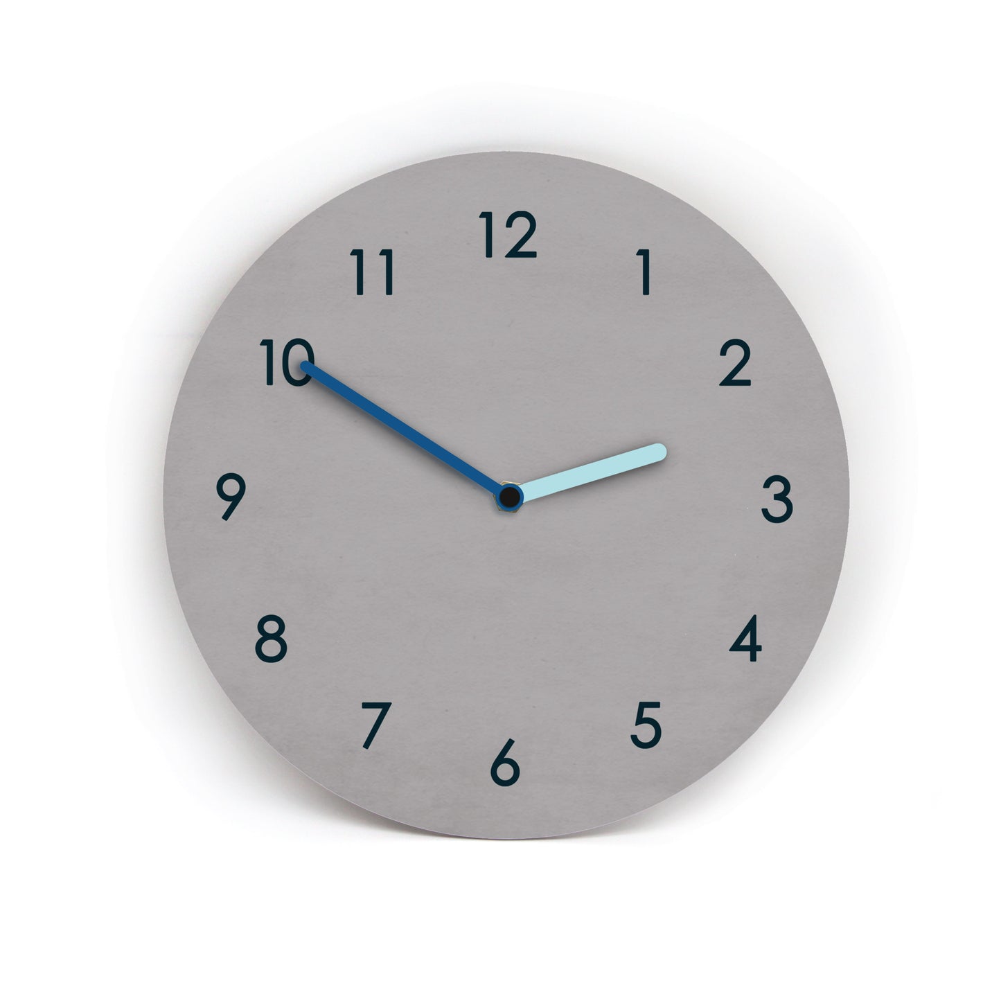 Wanduhr COLORFUL - Gestalte alle Farben auf der Uhr selbst - Zeiger Zahlen Hintergrund - Moderne Farbauswahl - Leises Uhrwerk - 3 Größen