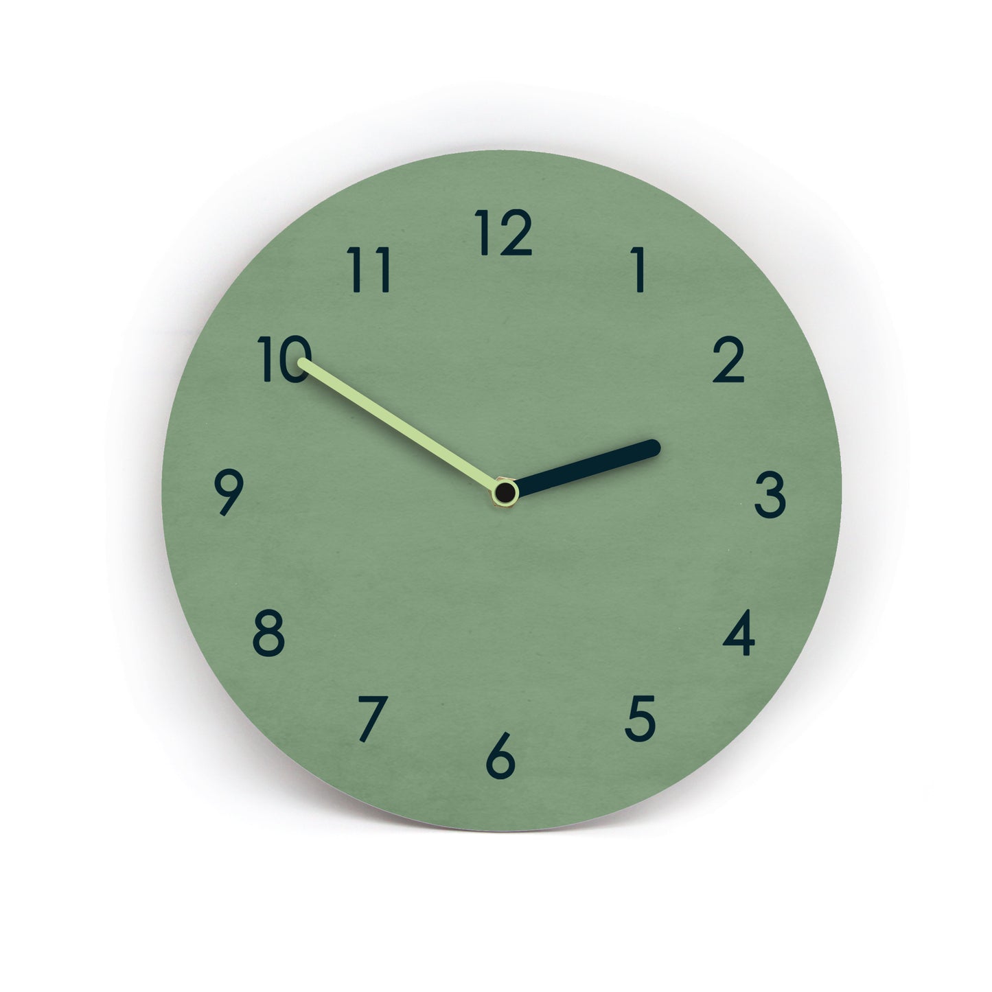 Wanduhr COLORFUL - Gestalte alle Farben auf der Uhr selbst - Zeiger Zahlen Hintergrund - Moderne Farbauswahl - Leises Uhrwerk - 3 Größen