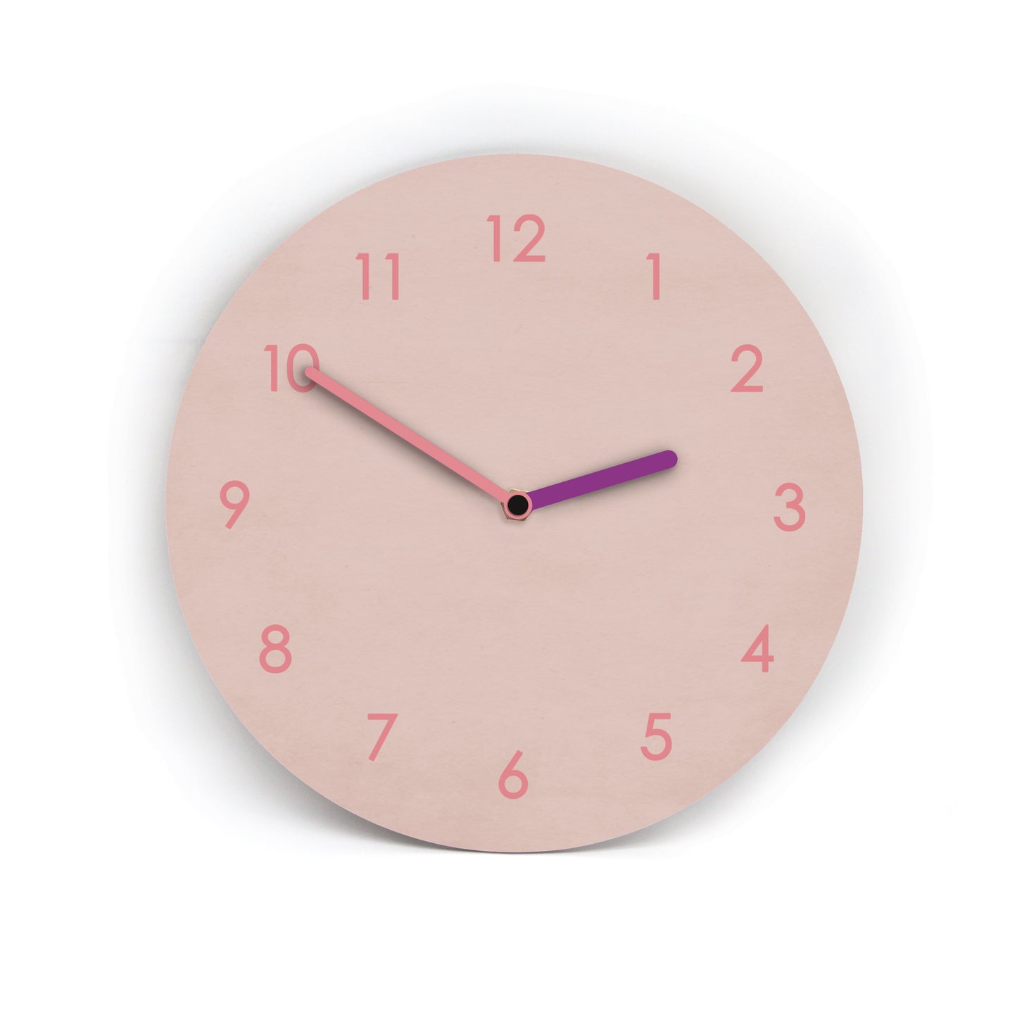 Wanduhr COLORFUL - Gestalte alle Farben auf der Uhr selbst - Zeiger Zahlen Hintergrund - Moderne Farbauswahl - Leises Uhrwerk - 3 Größen