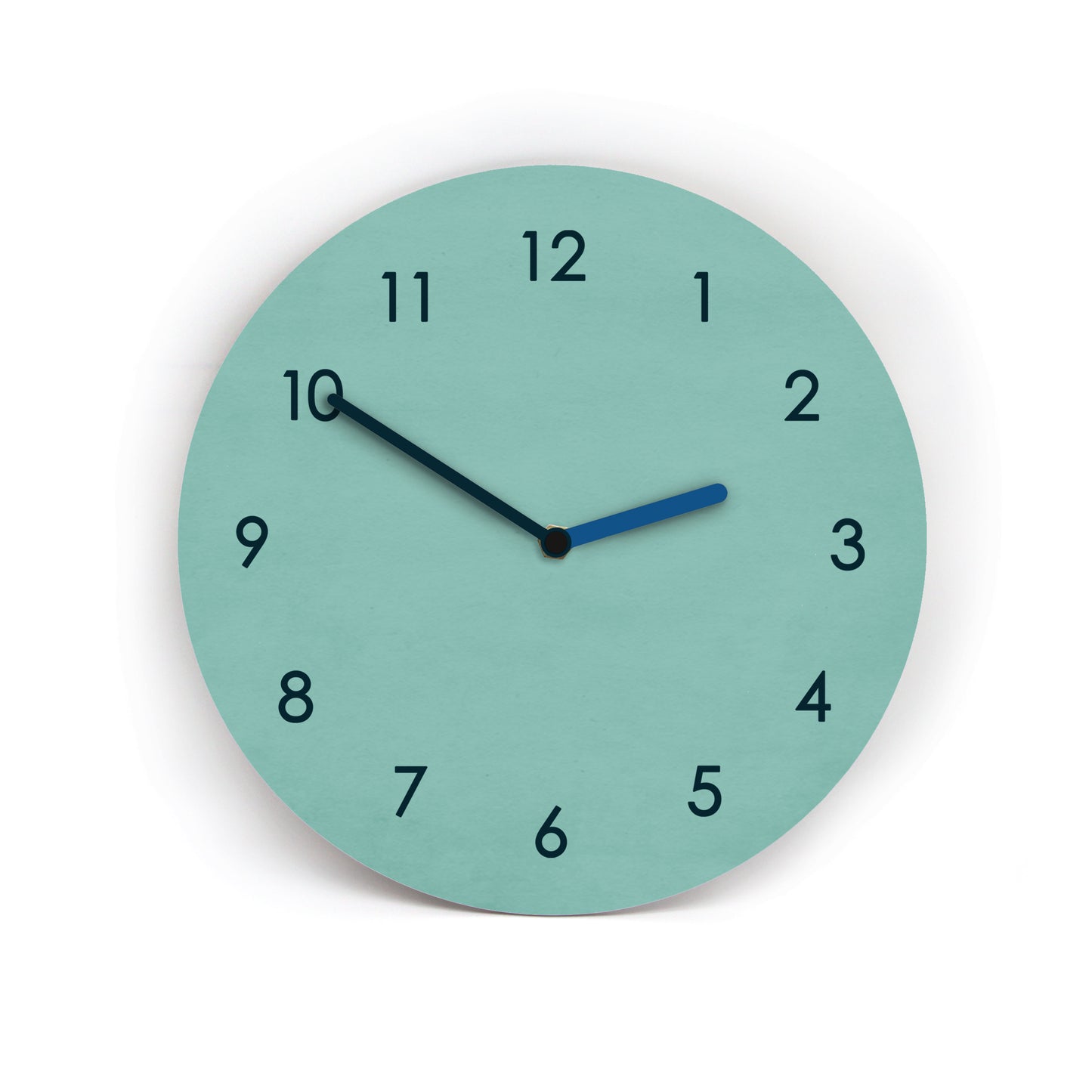 Wanduhr COLORFUL - Gestalte alle Farben auf der Uhr selbst - Zeiger Zahlen Hintergrund - Moderne Farbauswahl - Leises Uhrwerk - 3 Größen