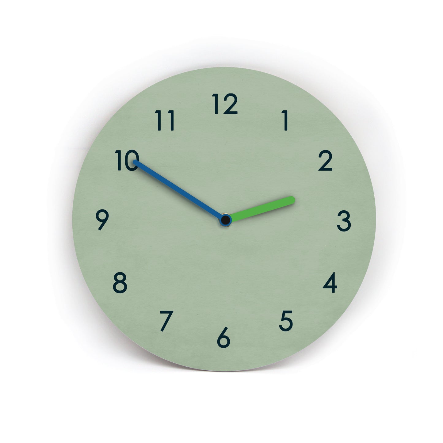 Wanduhr COLORFUL - Gestalte alle Farben auf der Uhr selbst - Zeiger Zahlen Hintergrund - Moderne Farbauswahl - Leises Uhrwerk - 3 Größen