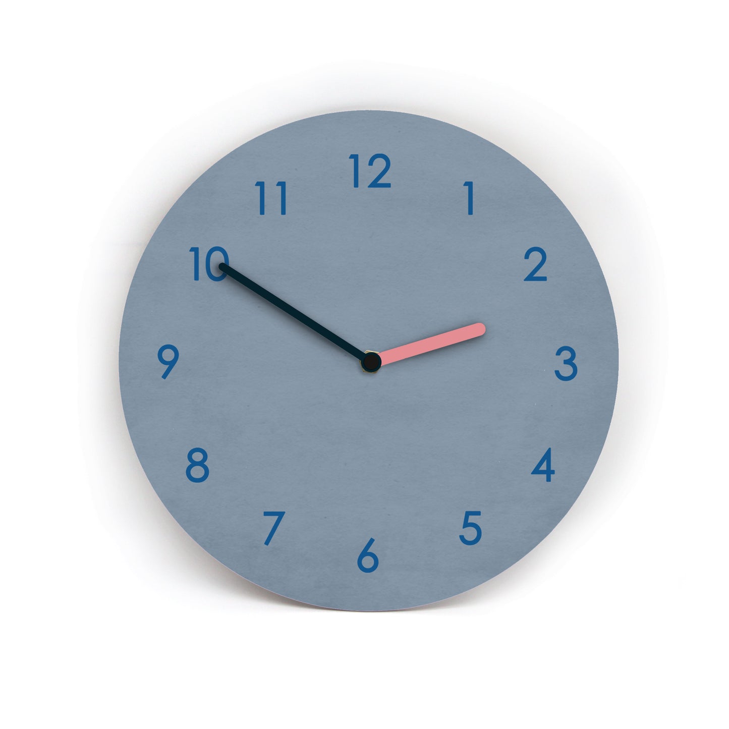 Wanduhr COLORFUL - Gestalte alle Farben auf der Uhr selbst - Zeiger Zahlen Hintergrund - Moderne Farbauswahl - Leises Uhrwerk - 3 Größen