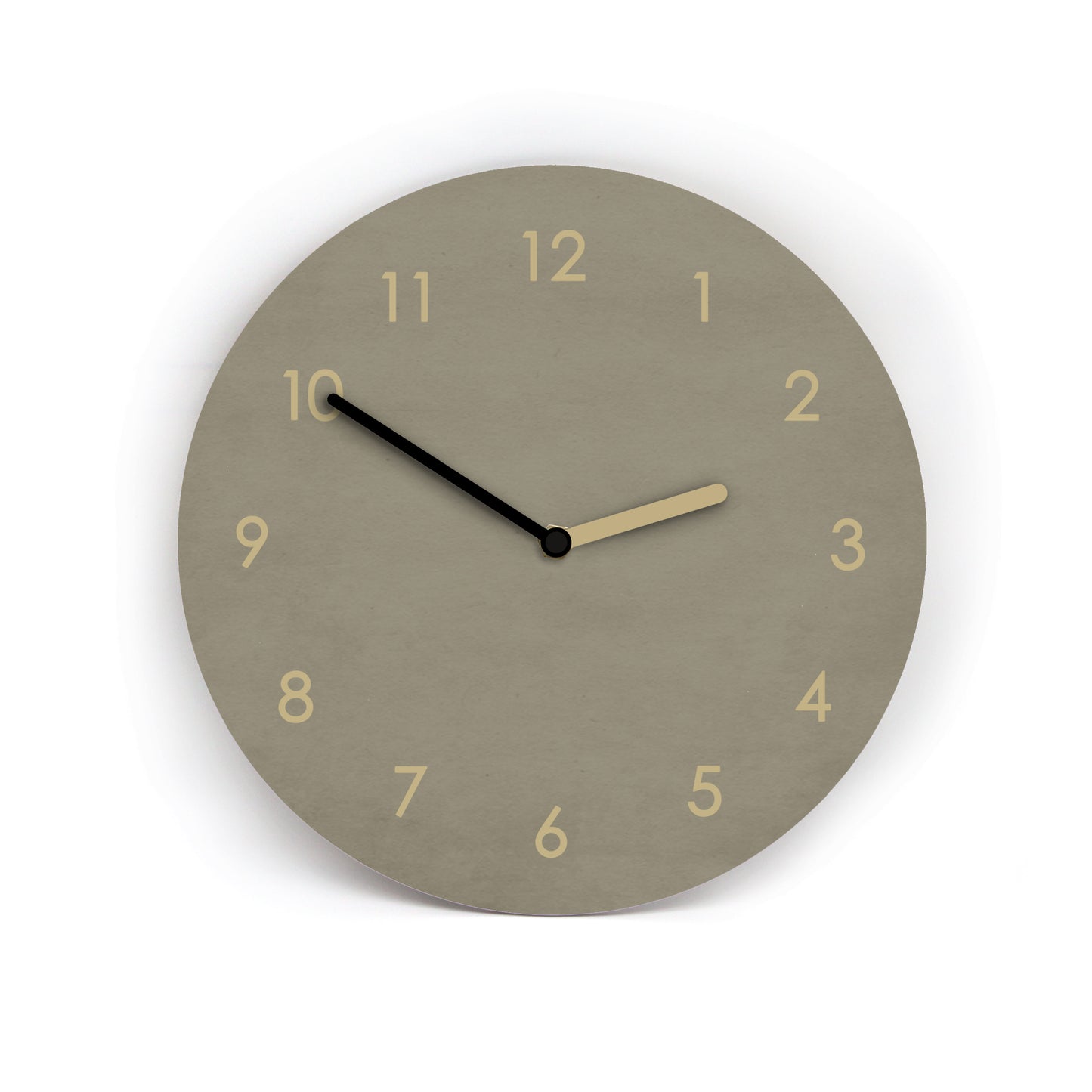 Wanduhr COLORFUL - Gestalte alle Farben auf der Uhr selbst - Zeiger Zahlen Hintergrund - Moderne Farbauswahl - Leises Uhrwerk - 3 Größen