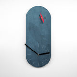 Schicke Uhrform - Ocean - Blaues Meer mit roten Kajak - Wal in der Tiefe - Magische Natur - 2 Größen - Leises Uhrwerk - Handmade