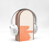 Kopfhörerhalter - Boho - Ständer für Kopfhörer - Massiv - Schöner und praktischer Platz für Kopfhörer oder Headset - Schickes Design - Kork