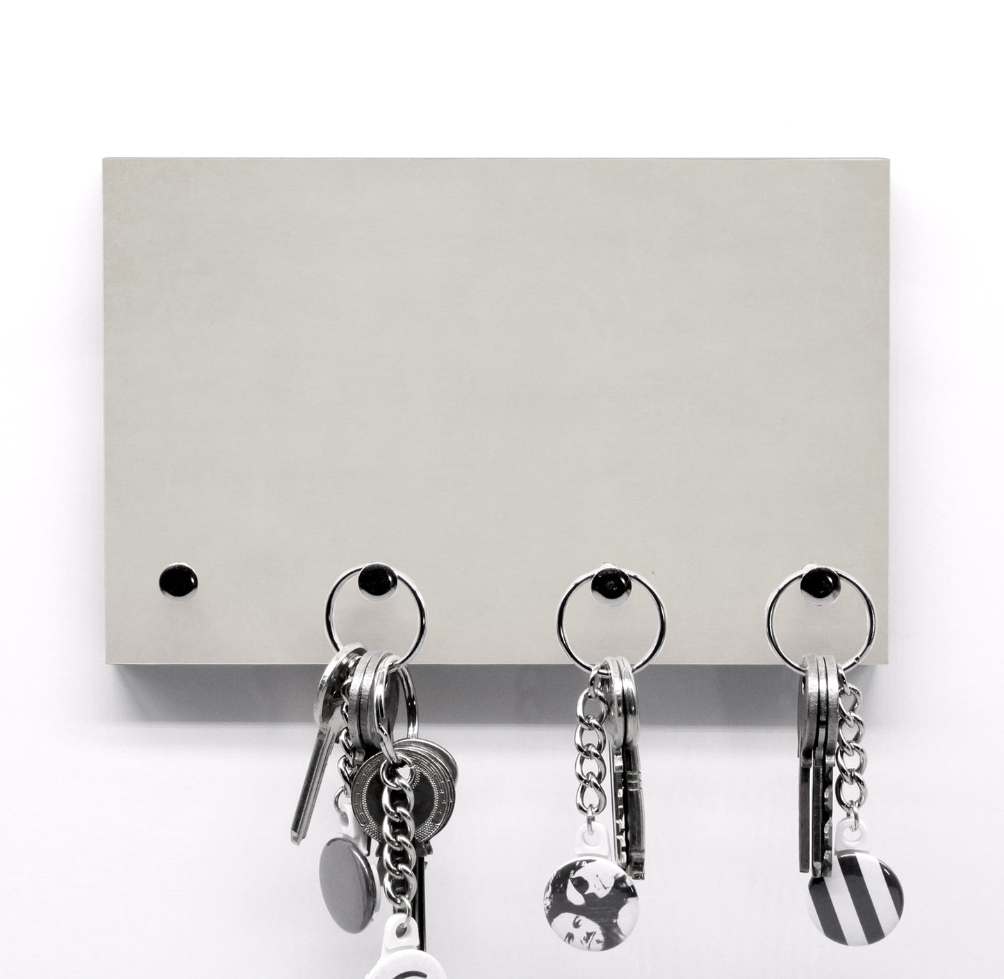 Schlüsselbrett in Japandi Farben - 3, 4 oder 5 Haken - Gedeckte Farbtöne - Wunschfarbe - Individualisierbar- Passend für Zuhause