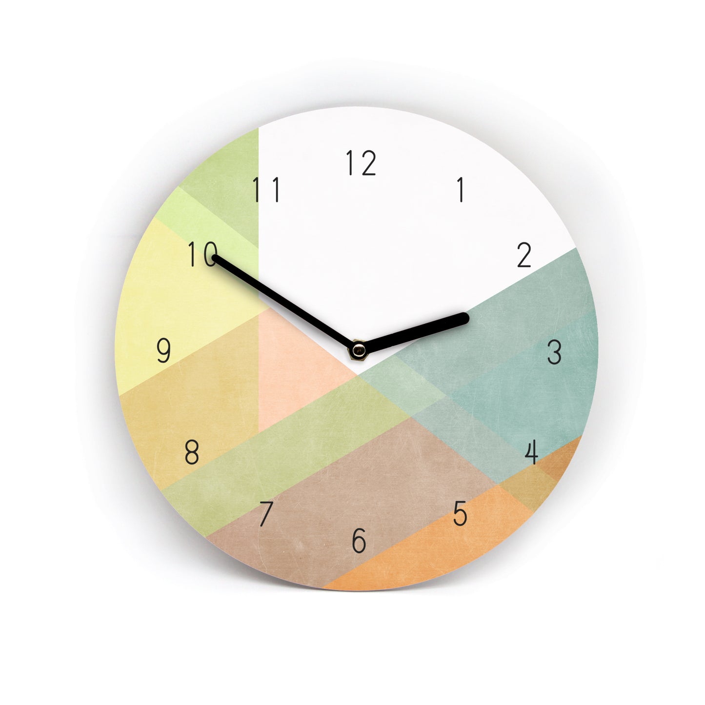 Moderne Wanduhr Overlay - 3 Größen - Besondere Farbkombinationen - Verschiedene Ziffernblätter auswählbar - Uhrwerk leise