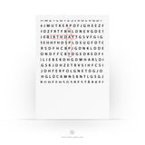 Besondere Geburtstagskarte - HAPPY BIRTHDAY - Buchstabenrätsel - Kreatives Design - Wörter suchen - 2 Karten - 1 Umschlag
