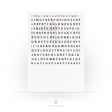 Besondere Geburtstagskarte - HAPPY BIRTHDAY - Buchstabenrätsel - Kreatives Design - Wörter suchen - 2 Karten - 1 Umschlag