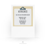 Lustige Geburtstagskarte - Alterscheck - Jung vs Alt - Witzige und freche Postkarte für Freunde - Spruch Alter - 2 Karten und 1 Umschlag