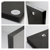 Holzblock - Einwort - Alpenglühen - Größe A6 - 15 cm x 10,5 cm - Zum Hinstellen oder zum Aufhängen