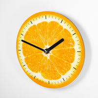 Mini Wanduhr – Orange Fruit – 15cm