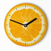 Mini Wanduhr – Orange Fruit – 15cm