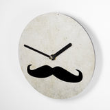 Mini Wanduhr – Moustache – 15cm