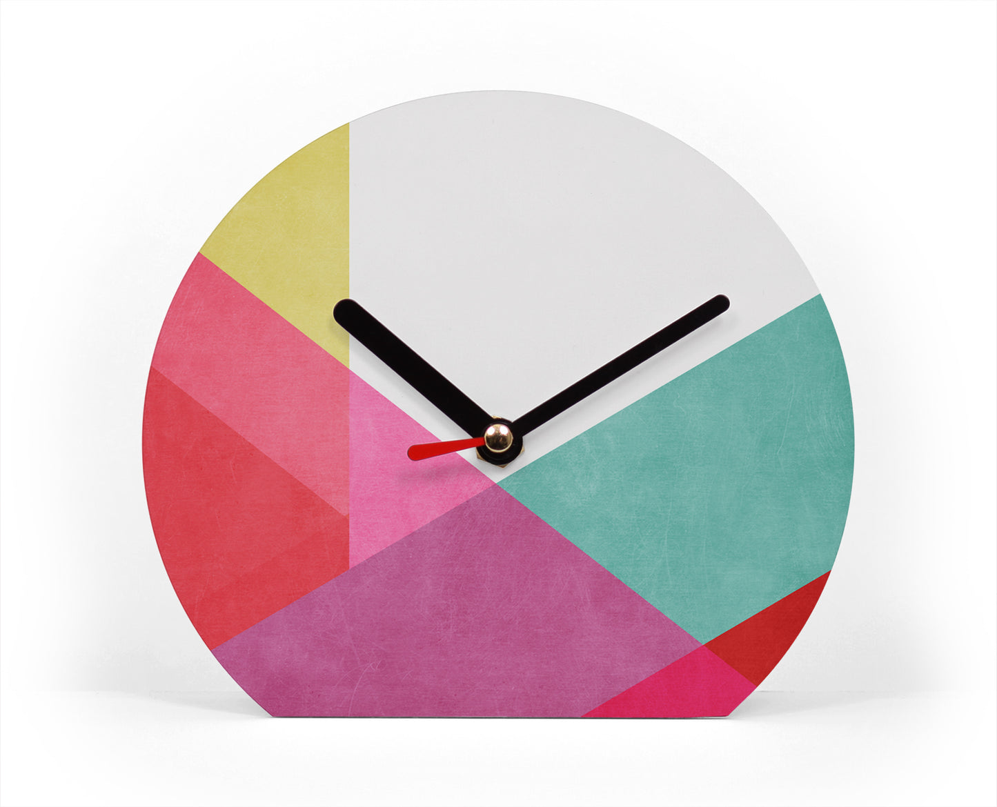 Tischuhr - Color - Reflection - Bunte Uhr - Moderne Farbkombination - Coole Deko für Zuhause