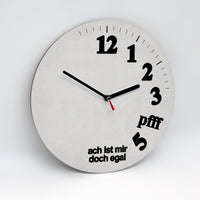 Motivansicht der Wanduhr - Leicht schräge Ansicht