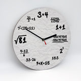 Motivansicht der Wanduhr - Leicht schräge Ansicht