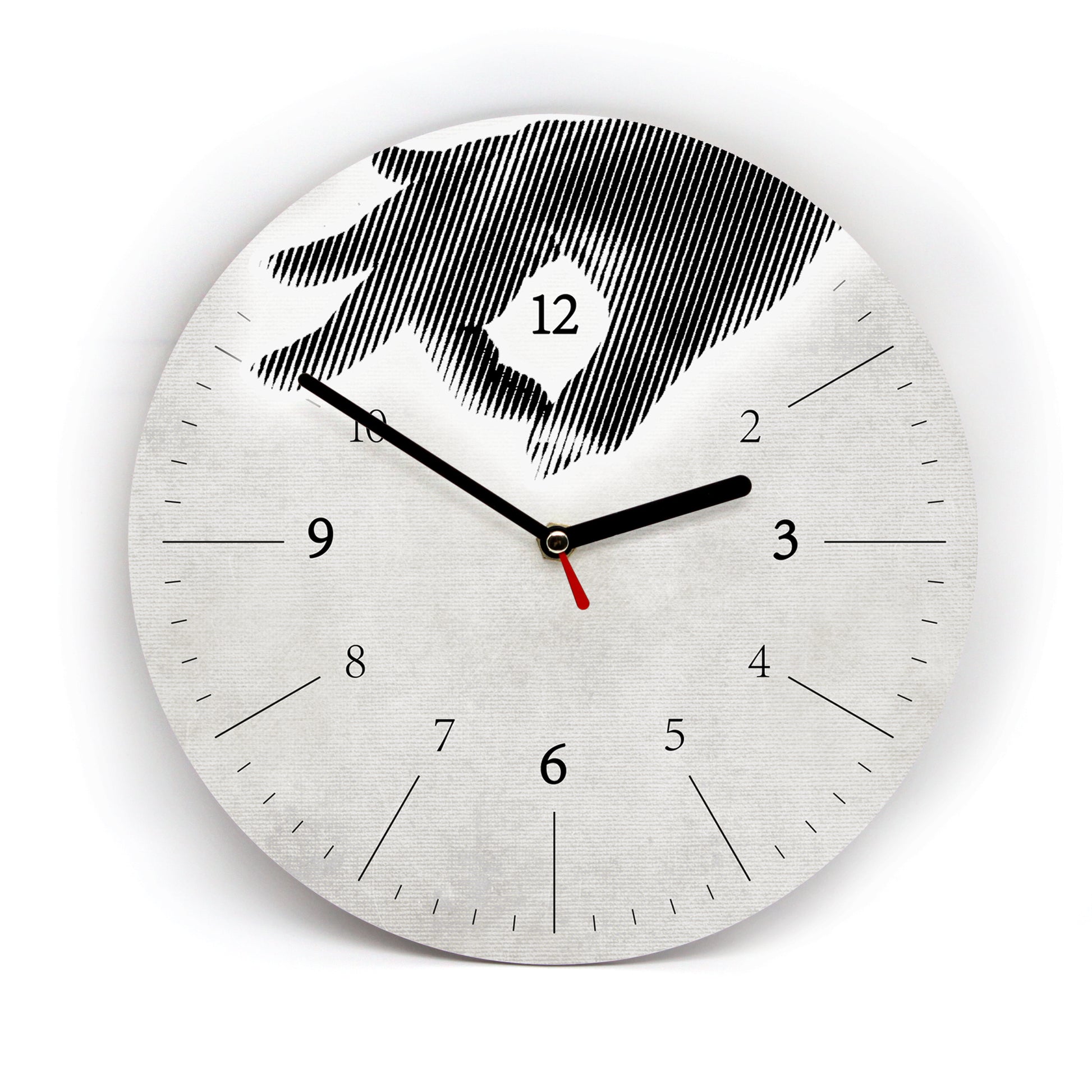 Motivansicht der Wanduhr – Front