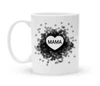 Tasse für Mama - Mama im Herz - Kaffeebecher zum Schmunzeln - 325 ml - Handmade