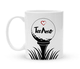 Tasse für Golfer - TeeAmo - Kaffeebecher zum Schmunzeln - 325 ml - Handmade