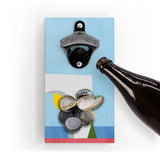 Flaschenöffner für die Wand - Ocean - mit Magnet