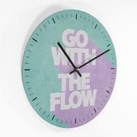 Wanduhr – Go With The Flow - 30cm
