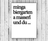 Print - Typo - Spruch - Minga