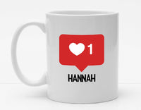 Personalisierbare Tasse mit Namen - Herz for you - 325ml - Handmade