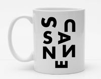 Personalisierbare Tasse mit Namen - Buchstaben Chaos - 325ml - Handmade