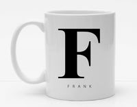 Personalisierbare Tasse mit Buchstaben und Namen - 325ml - Handmade