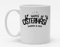 Personalisierbare Tasse mit Namen -Happy Osterhasi - 325ml - Handmade