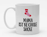 Personalisierbare Tasse mit Namen – Du bist eine coole Socke - 325ml - Handmade