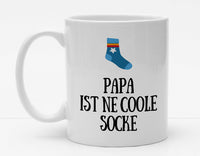 Personalisierbare Tasse mit Namen – Du bist eine coole Socke - 325ml - Handmade