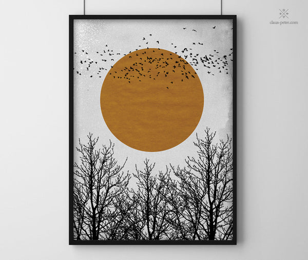 Print - Design - Gold Moon